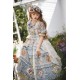 Miss Point Cat Rose Tea Open Front Deluxe Long One Piece(Reservation/Full Payment Without Shipping)